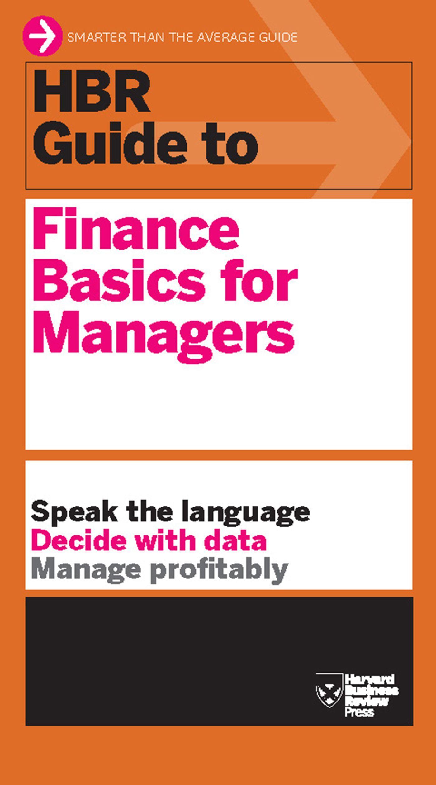 Vorderes Coverbild HBR Guide to Finance Basics for Managers (HBR Guide Series)