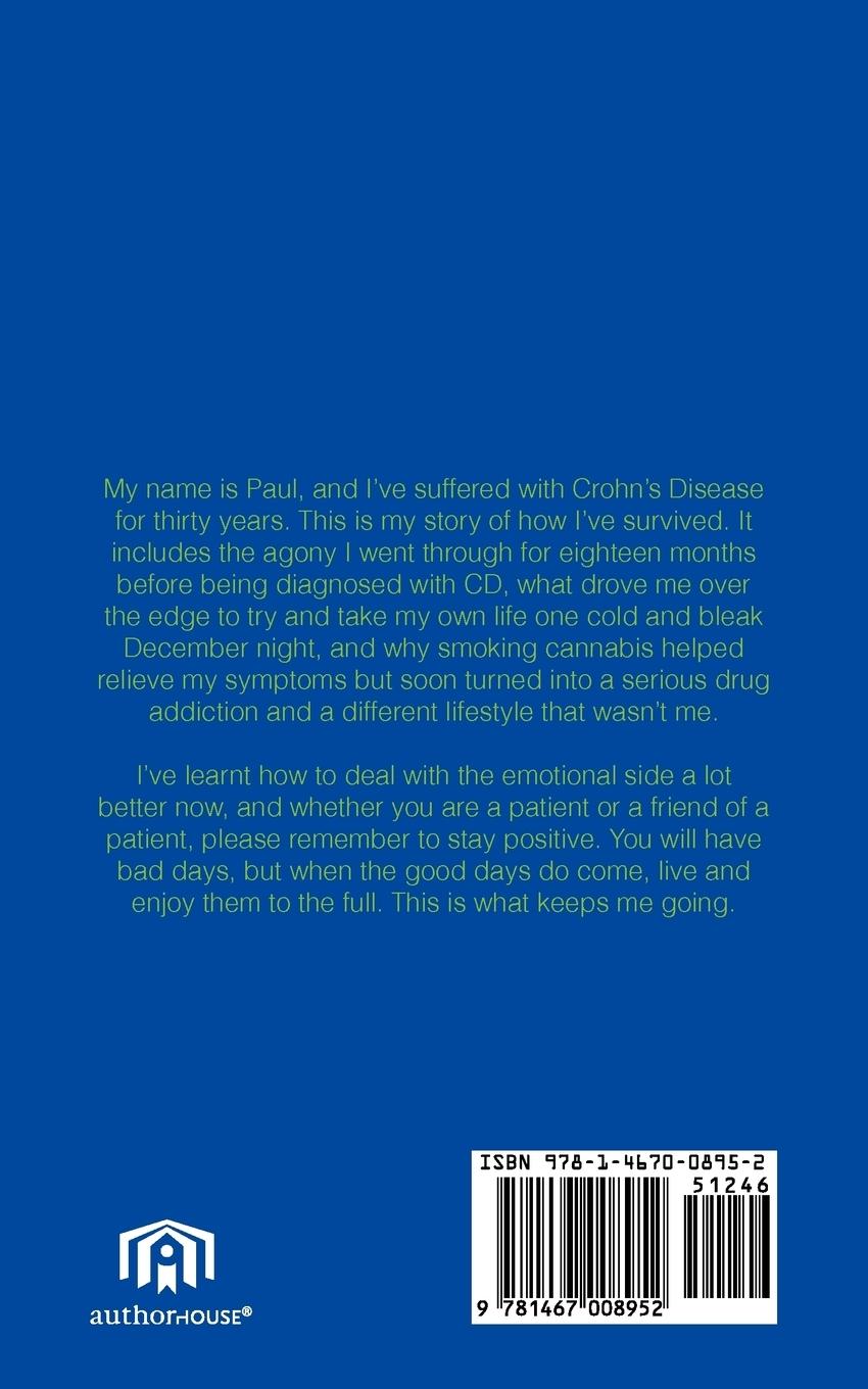 Rückseitencover Living with Crohn's Disease a Story of Survival