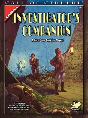 Vorderes Coverbild 1920s Investigator Companion