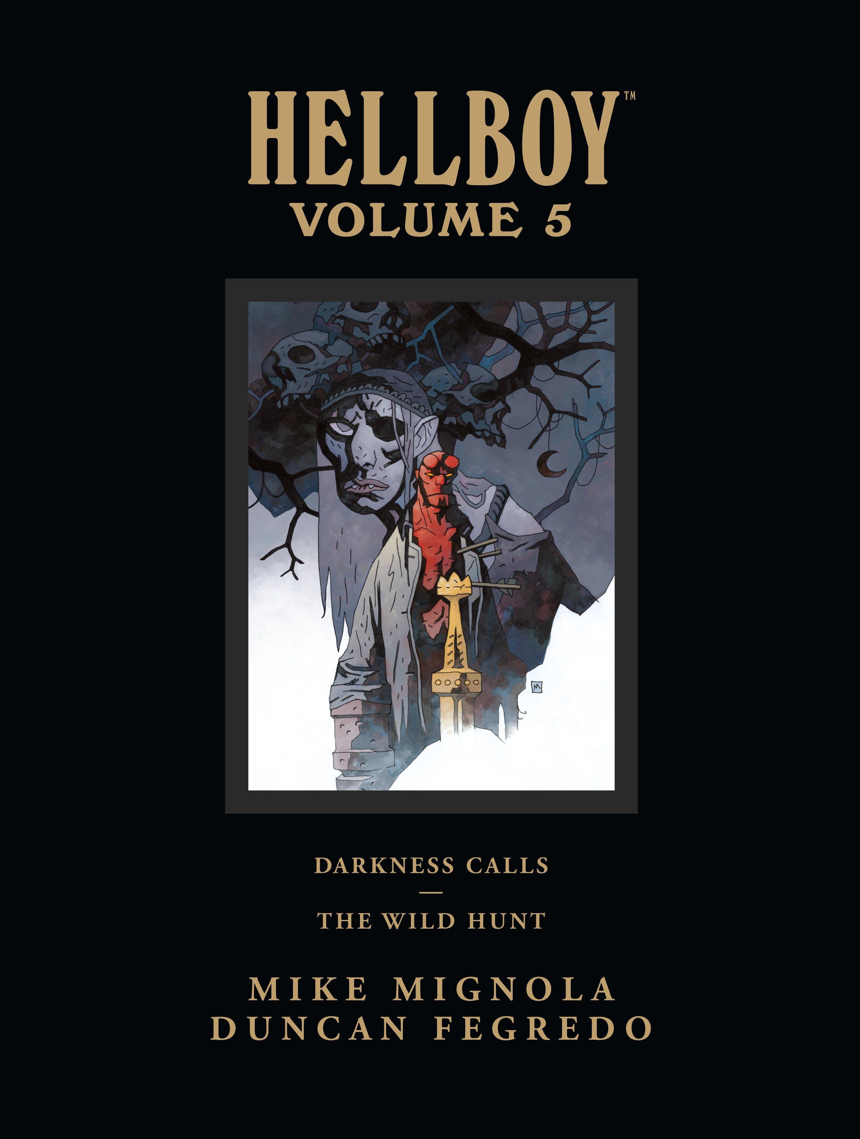 Vorderes Coverbild Hellboy Library Edition Volume 5: Darkness Calls and the Wild Hunt
