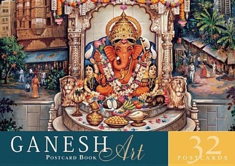 Vorderes Coverbild Ganesh Art Postcard Book