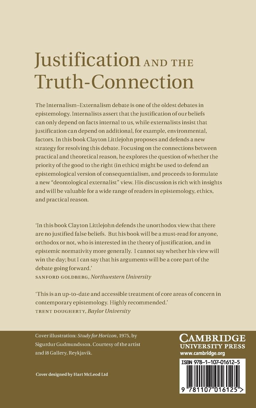 Rückseitencover Justification and the Truth-Connection