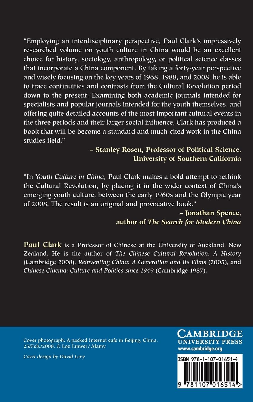 Rückseitencover Youth Culture in China