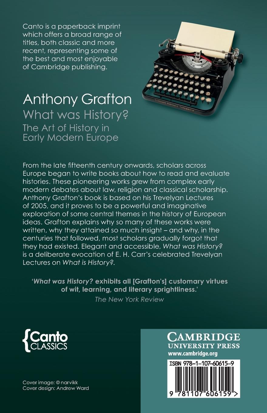 Rückseitencover What Was History?