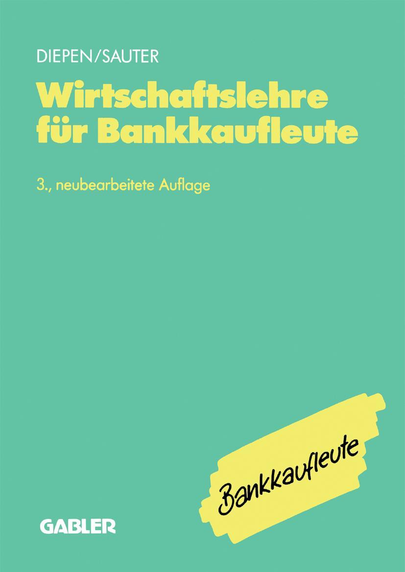 Vorderes Coverbild Wirtschaftslehre für Bankkaufleute