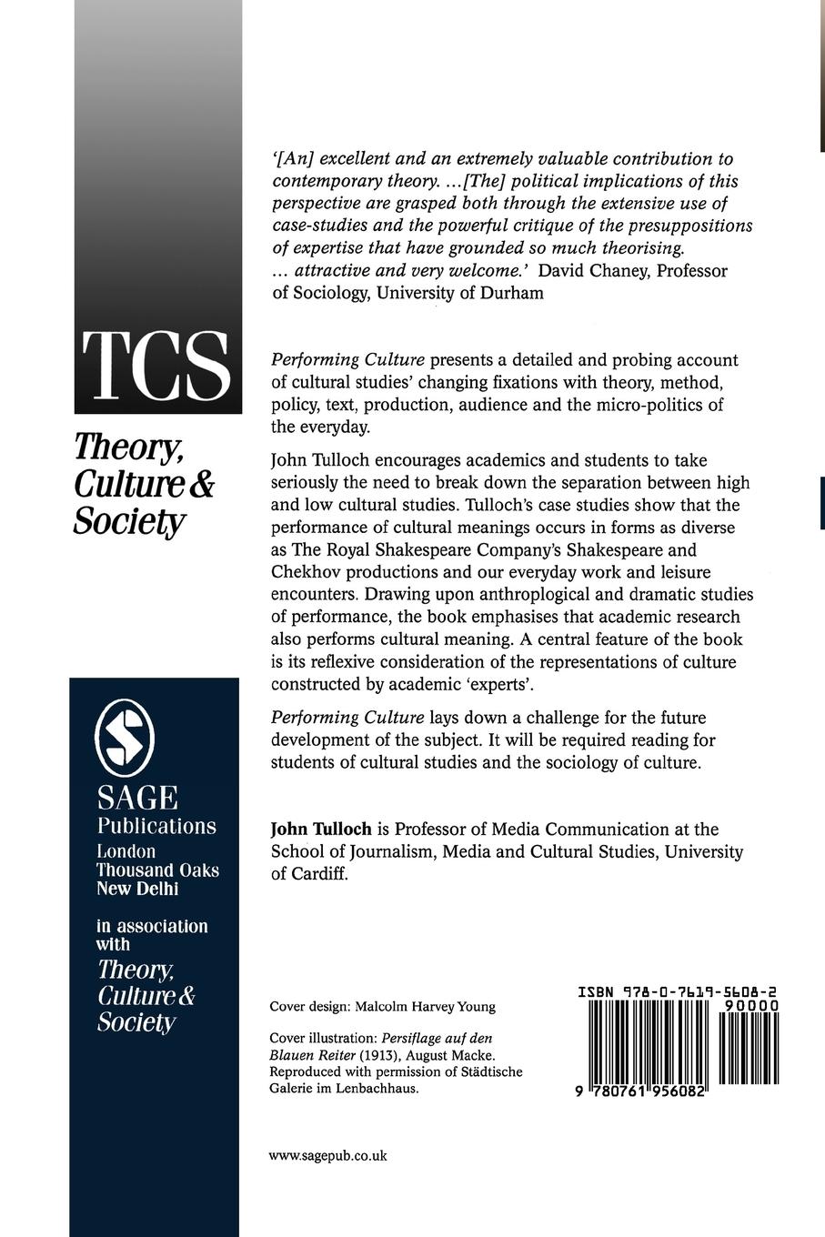 Rückseitencover Performing Culture