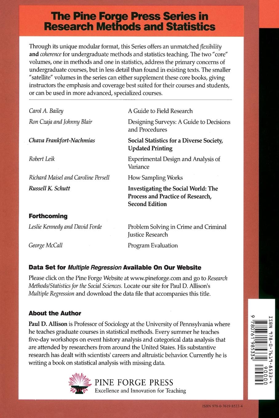 Rückseitencover Multiple Regression