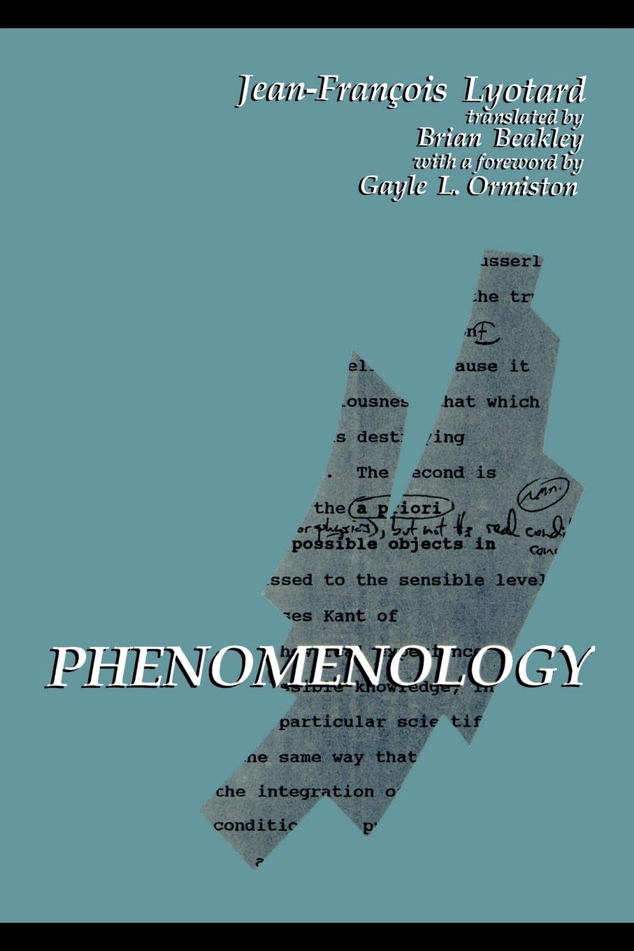 Vorderes Coverbild Phenomenology