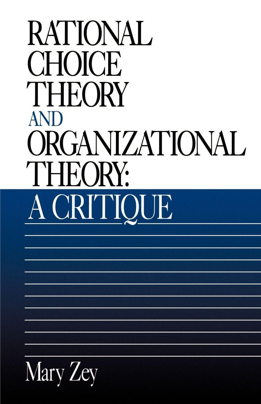 Vorderes Coverbild Rational Choice Theory and Organizational Theory