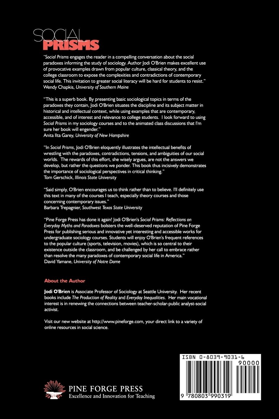 Rückseitencover Social Prisms