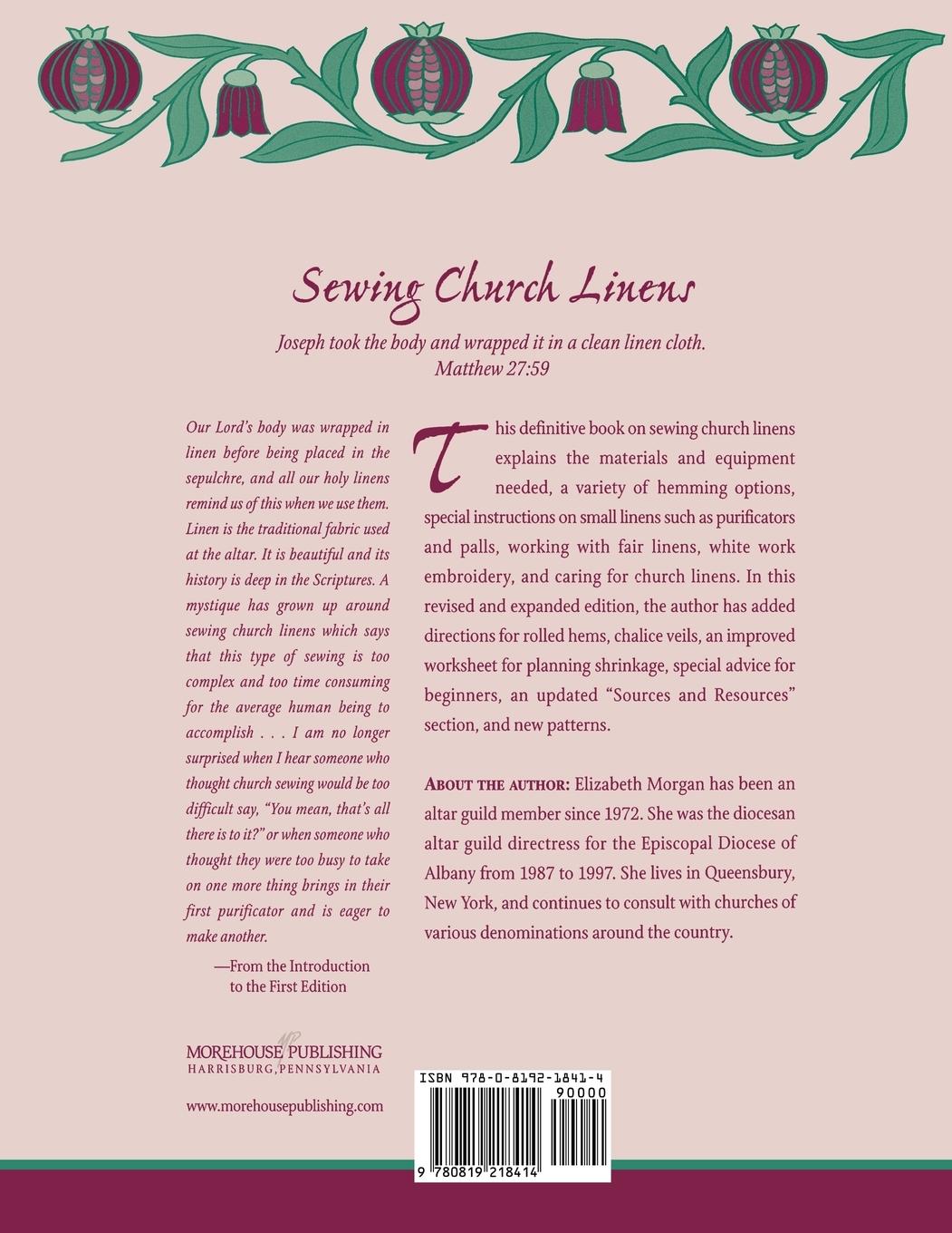 Rückseitencover Sewing Church Linens (Revised)