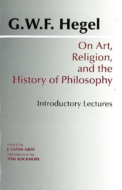 Vorderes Coverbild On Art, Religion, and the History of Philosophy