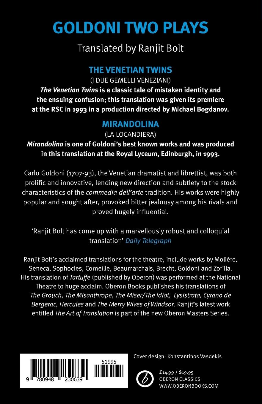 Rückseitencover Goldoni