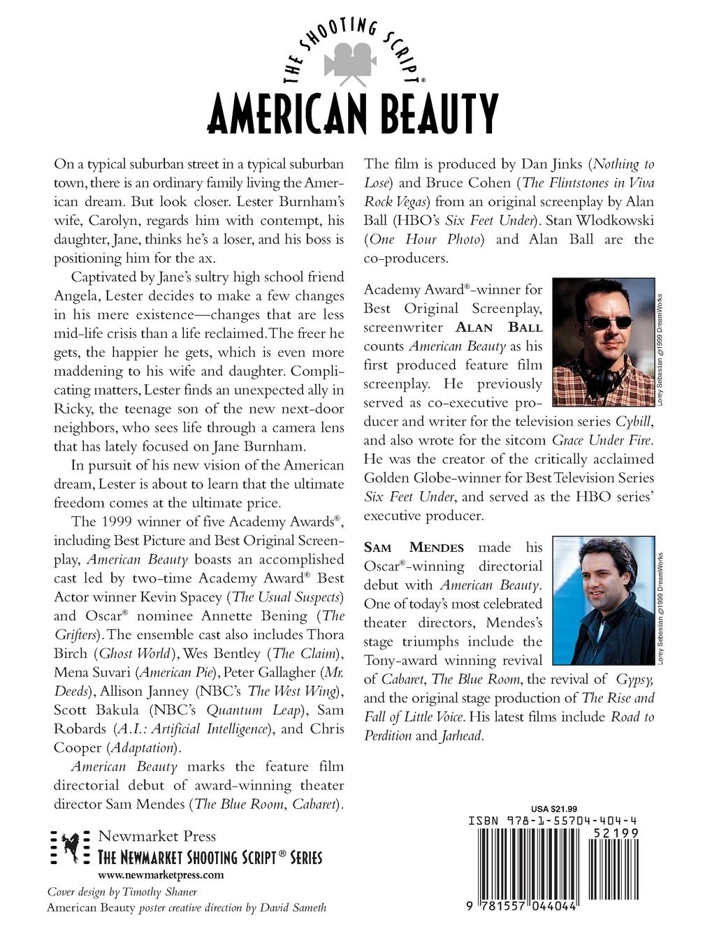 Rückseitencover American Beauty