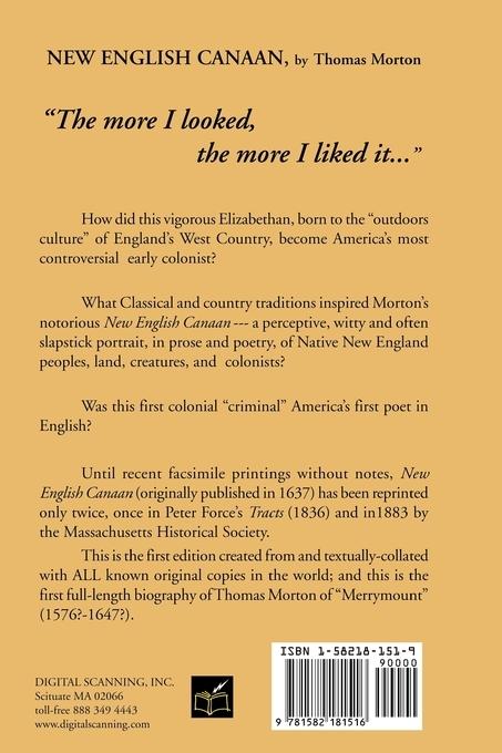 Rückseitencover New English Canaan