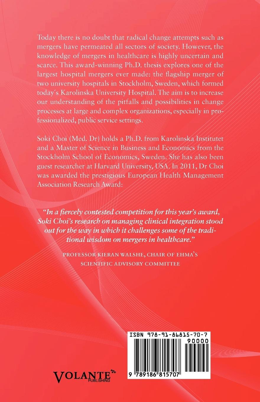 Rückseitencover Radical Change Attempt in Healthcare - Competing Logics in Hospital Mergers