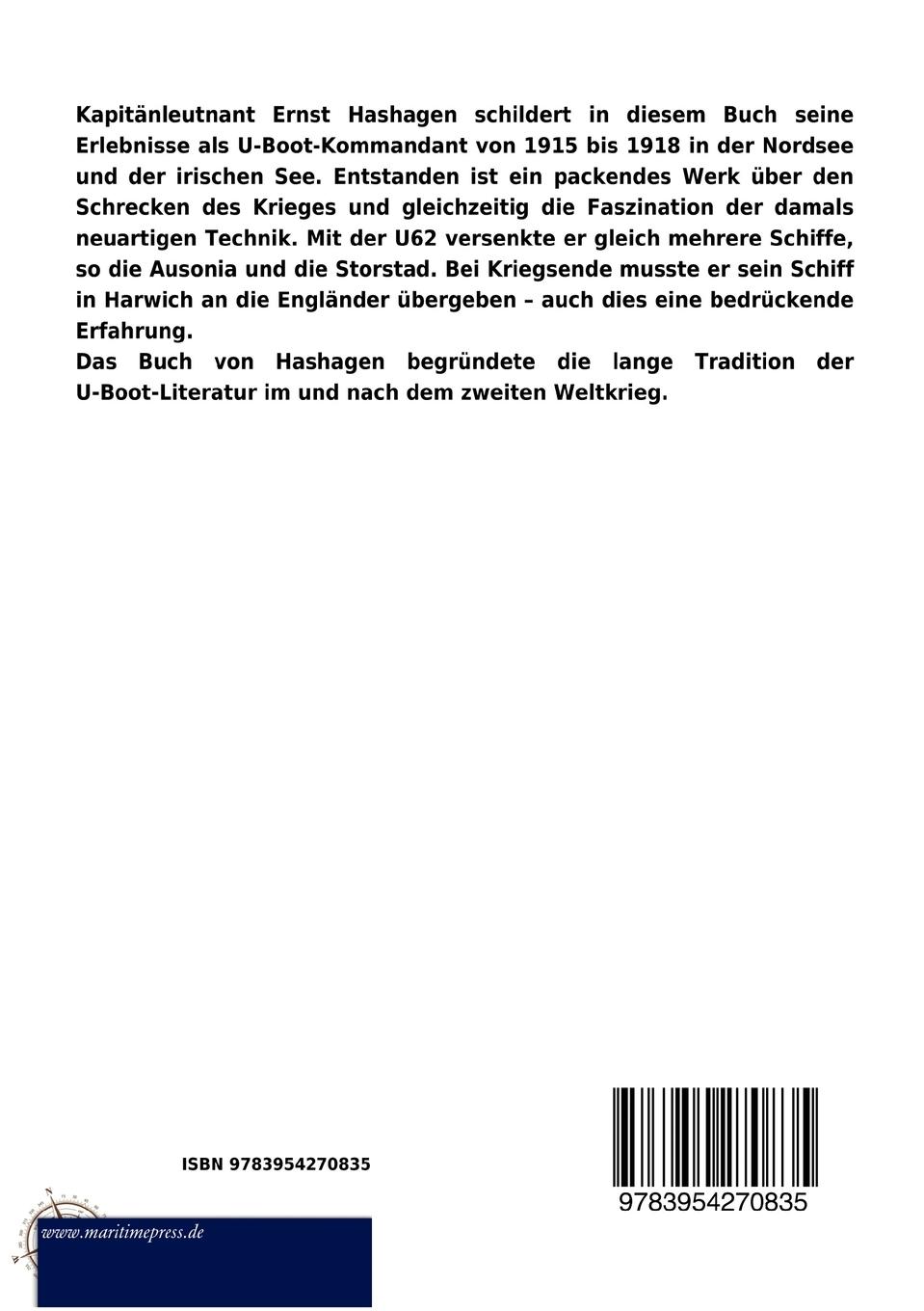 Rückseitencover U-Boote westwärts!