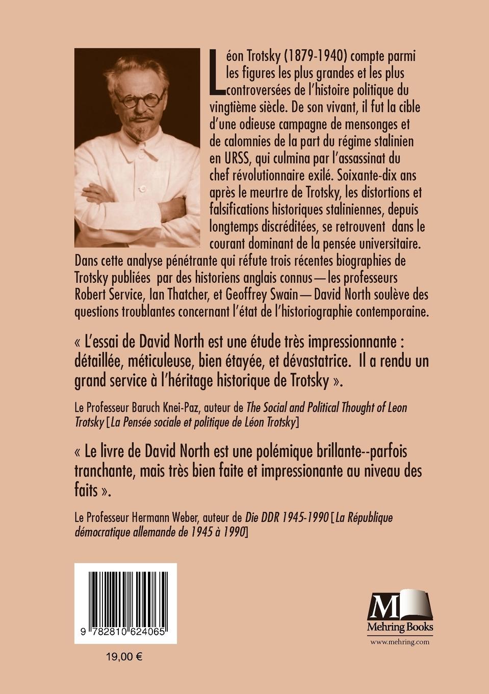 Rückseitencover Défense de Léon Trotsky