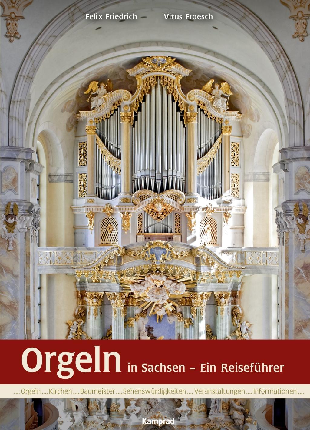 Vorderes Coverbild Orgeln in Sachsen