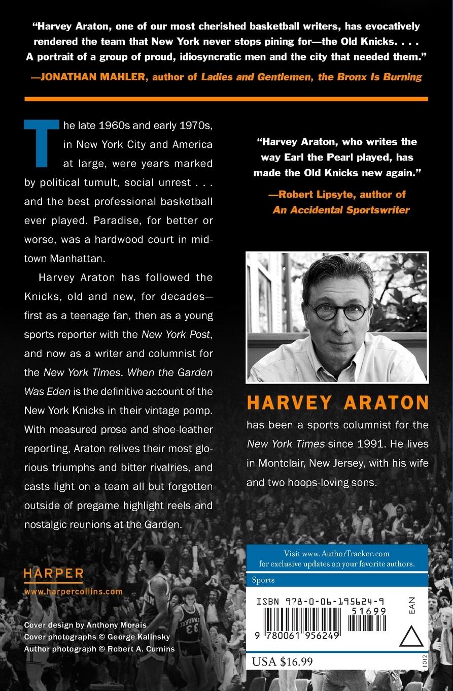 Rückseitencover When the Garden Was Eden