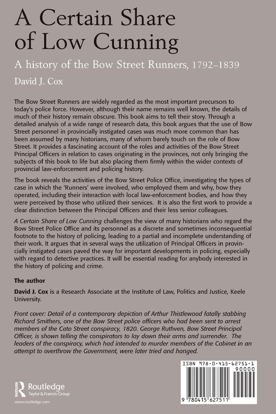 Rückseitencover A Certain Share of Low Cunning