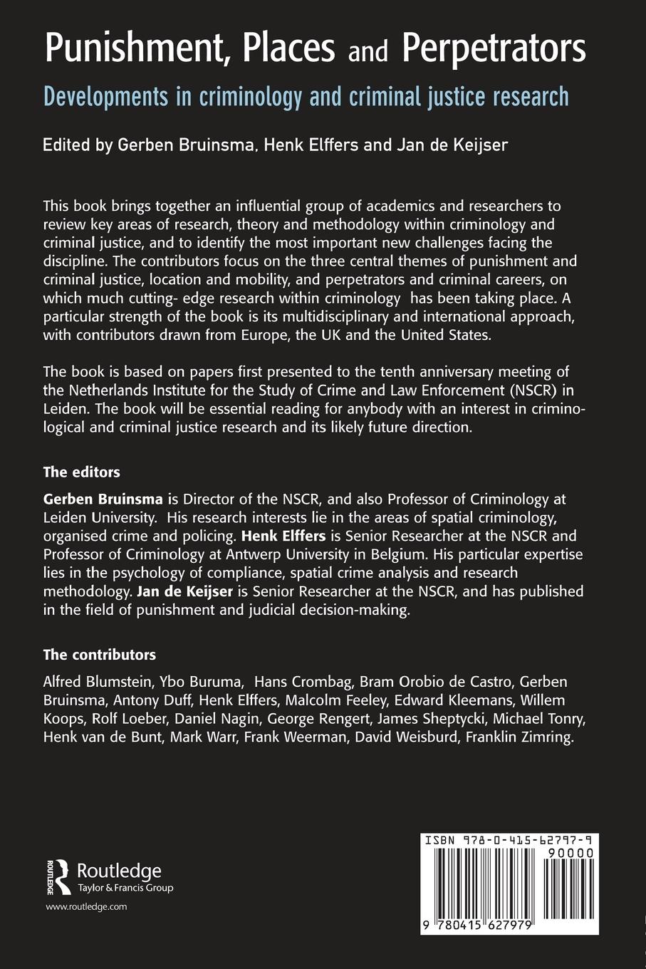 Rückseitencover Punishment, Places and Perpetrators