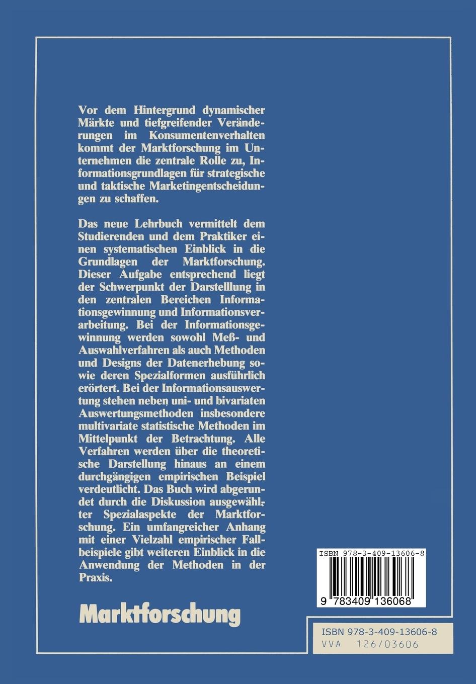 Rückseitencover Marktforschung