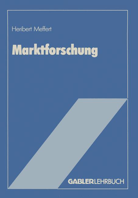 Vorderes Coverbild Marktforschung
