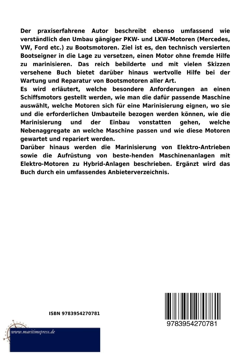 Rückseitencover Marinisierung