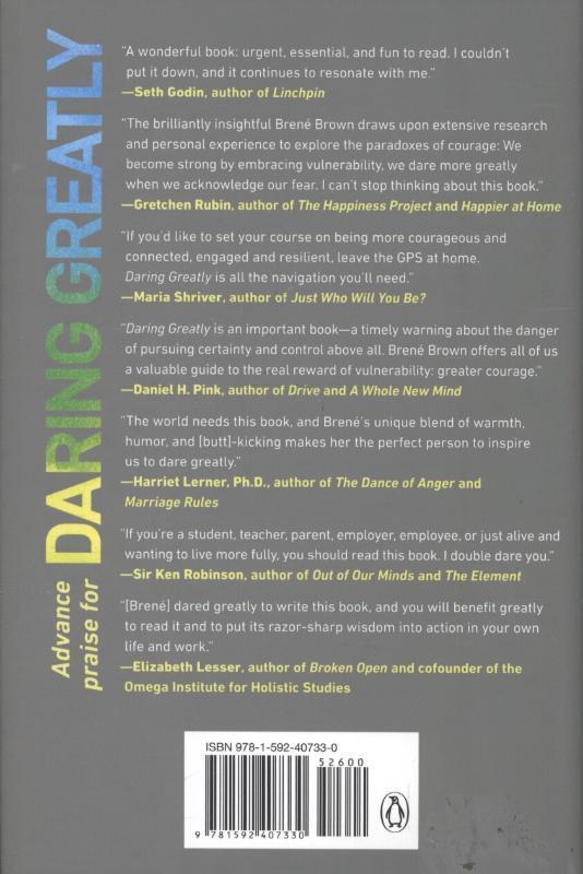 Rückseitencover Daring Greatly
