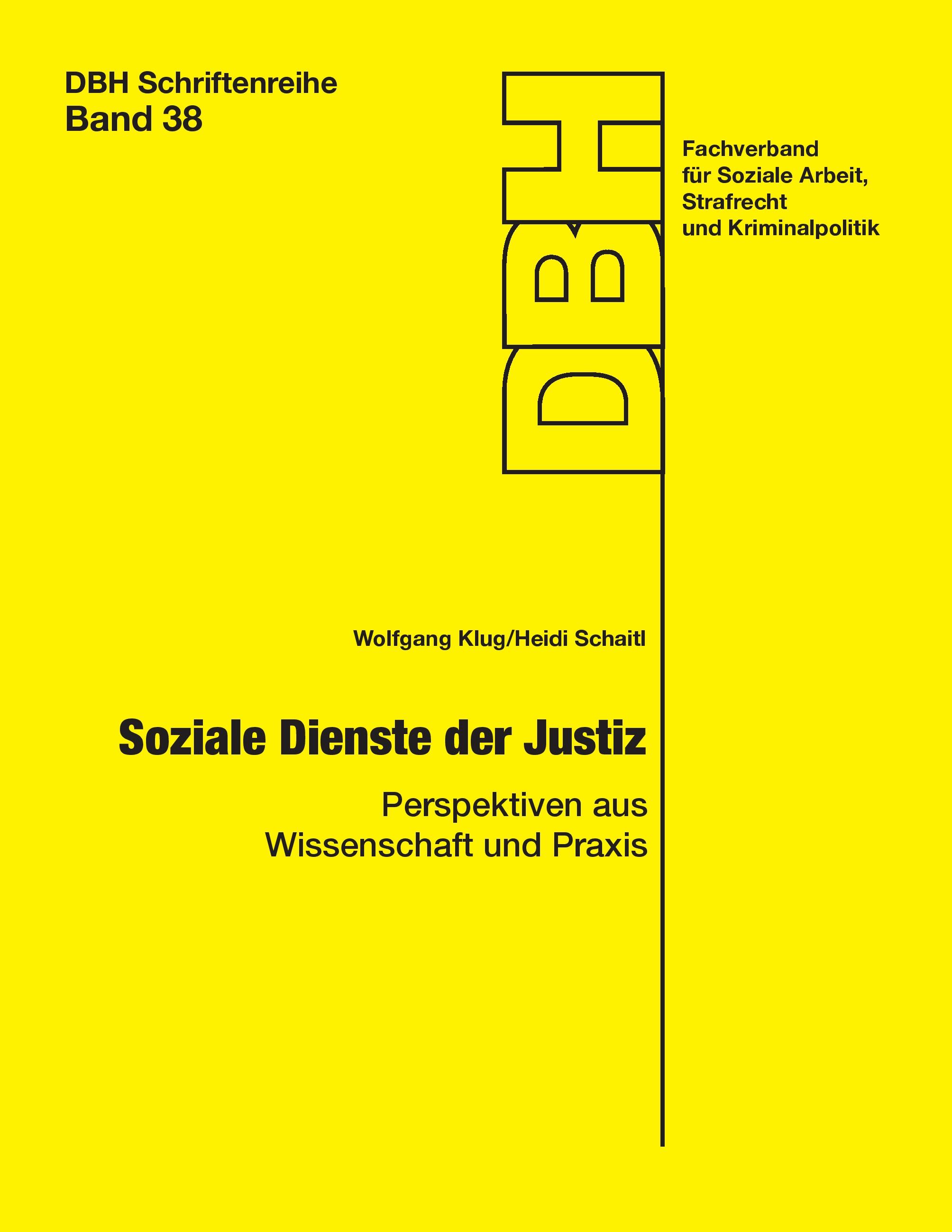 Vorderes Coverbild Soziale Dienste der Justiz