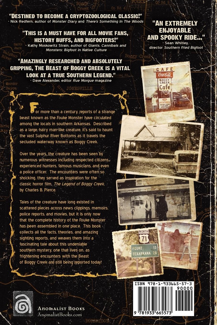 Rückseitencover THE BEAST OF BOGGY CREEK