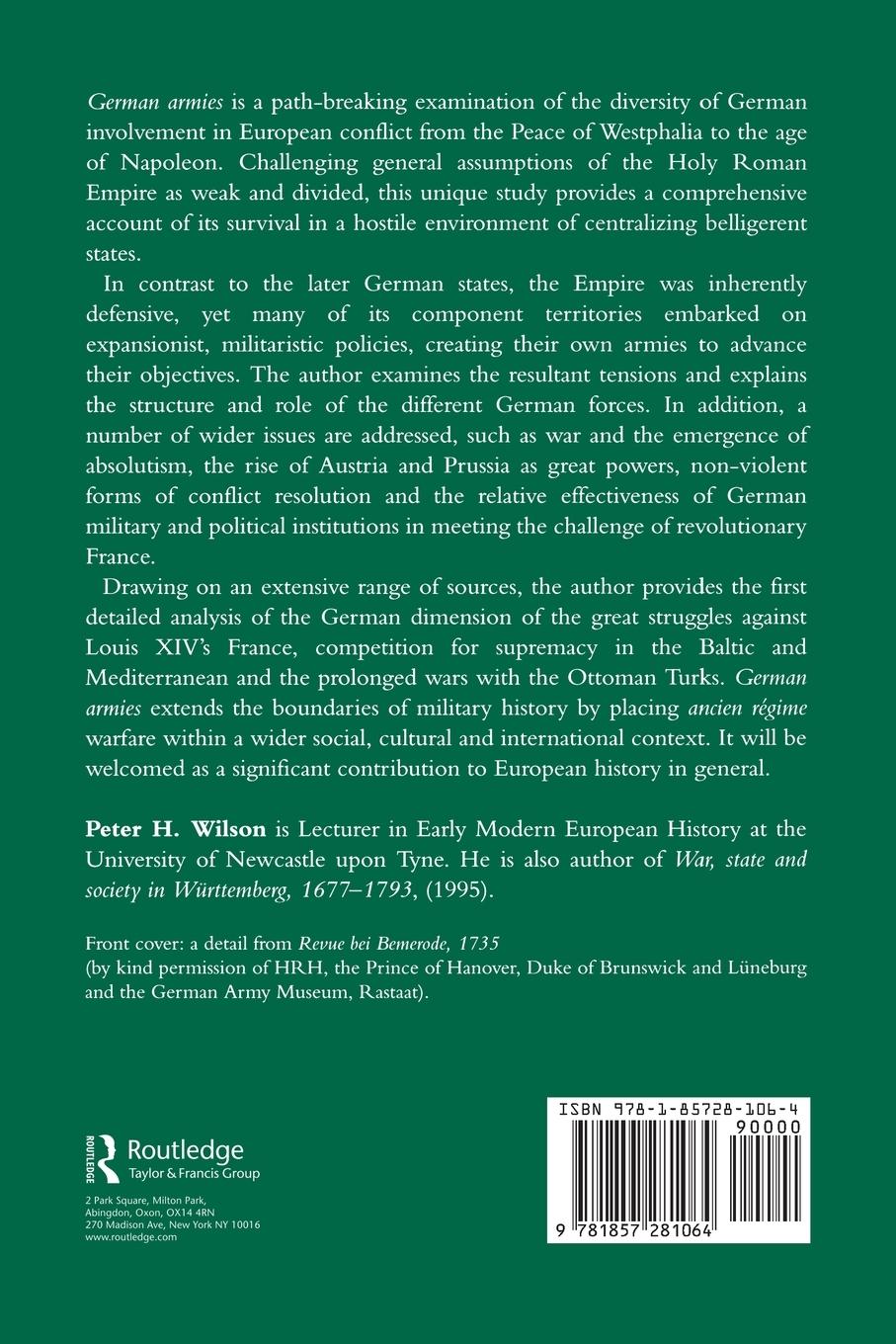 Rückseitencover German Armies