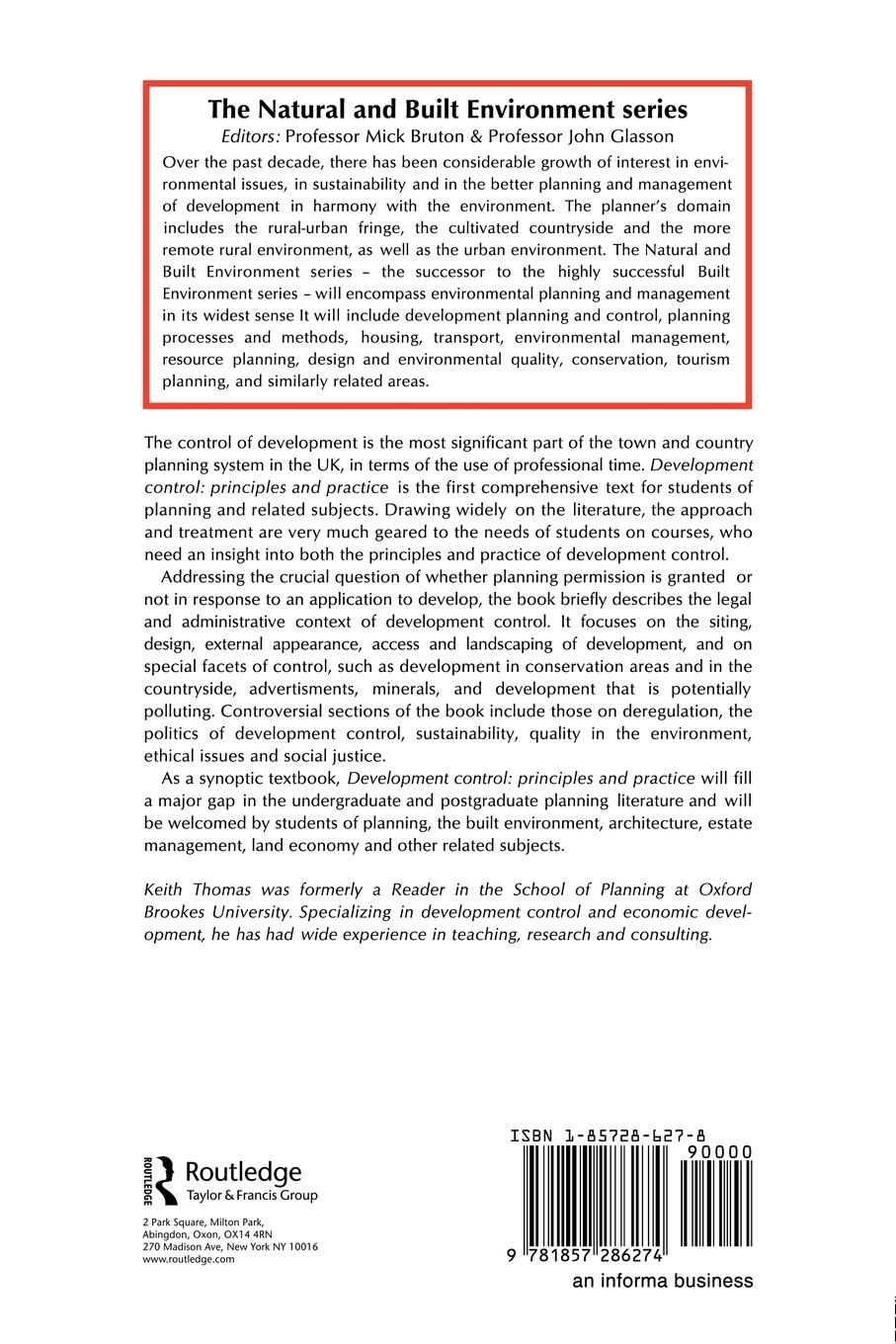 Rückseitencover Development Control