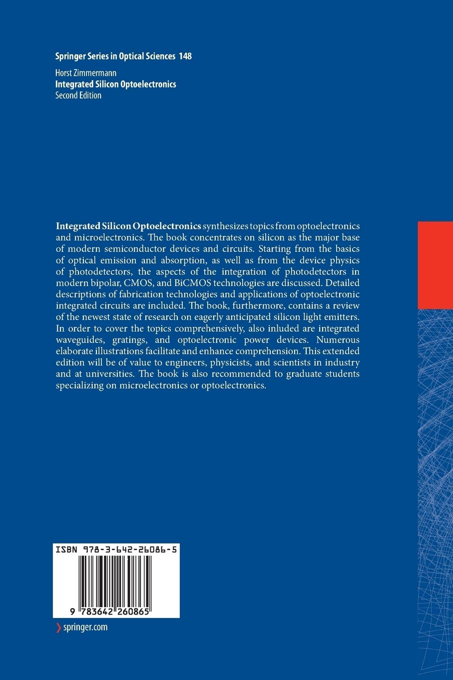 Rückseitencover Integrated Silicon Optoelectronics