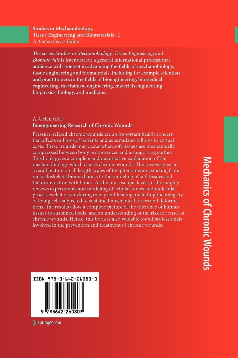 Rückseitencover Bioengineering Research of Chronic Wounds