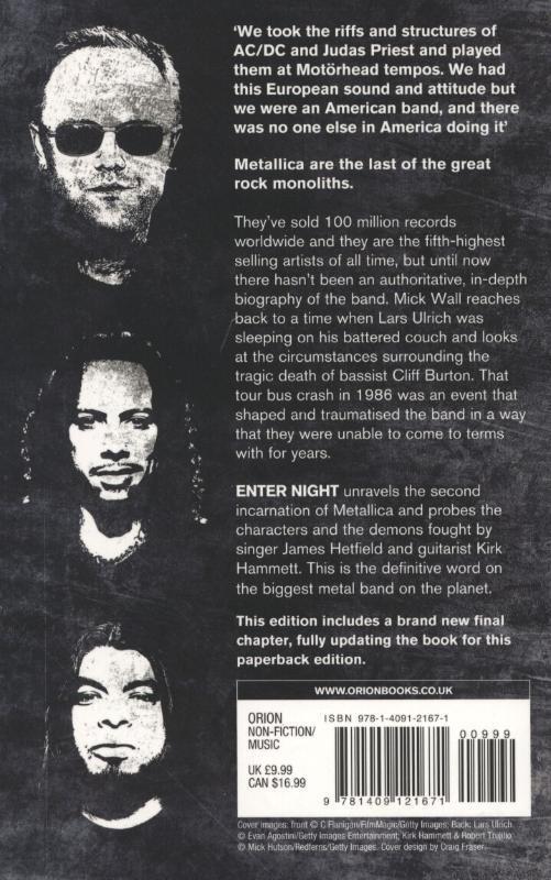 Rückseitencover Metallica: Enter Night