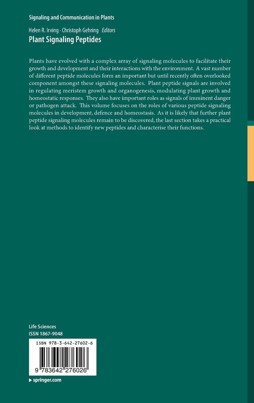 Rückseitencover Plant Signaling Peptides
