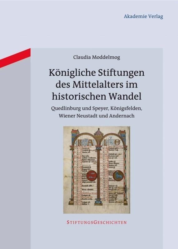 Vorderes Coverbild Königliche Stiftungen des Mittelalters im historischen Wandel