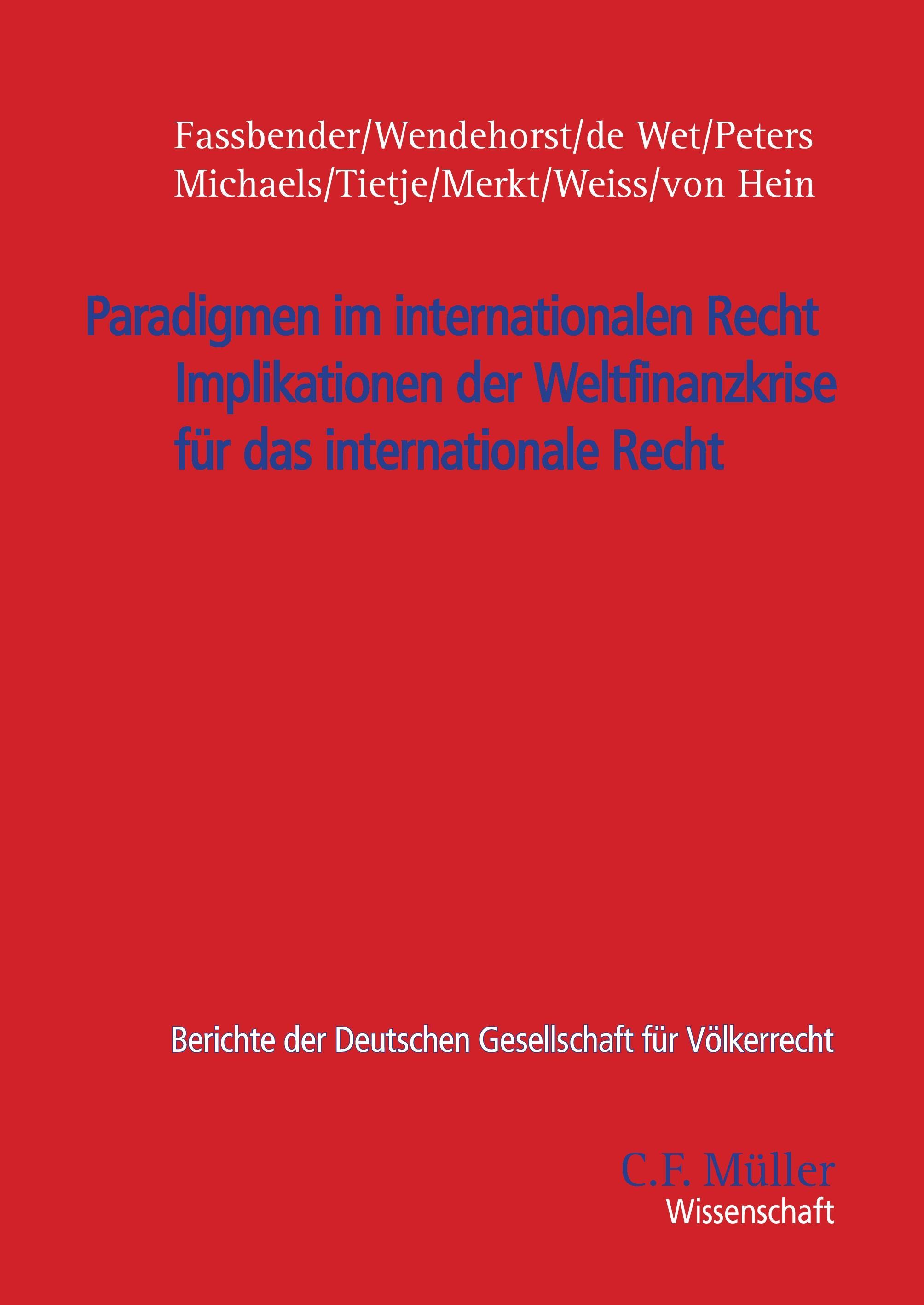 Vorderes Coverbild Paradigmen im internationalen Recht