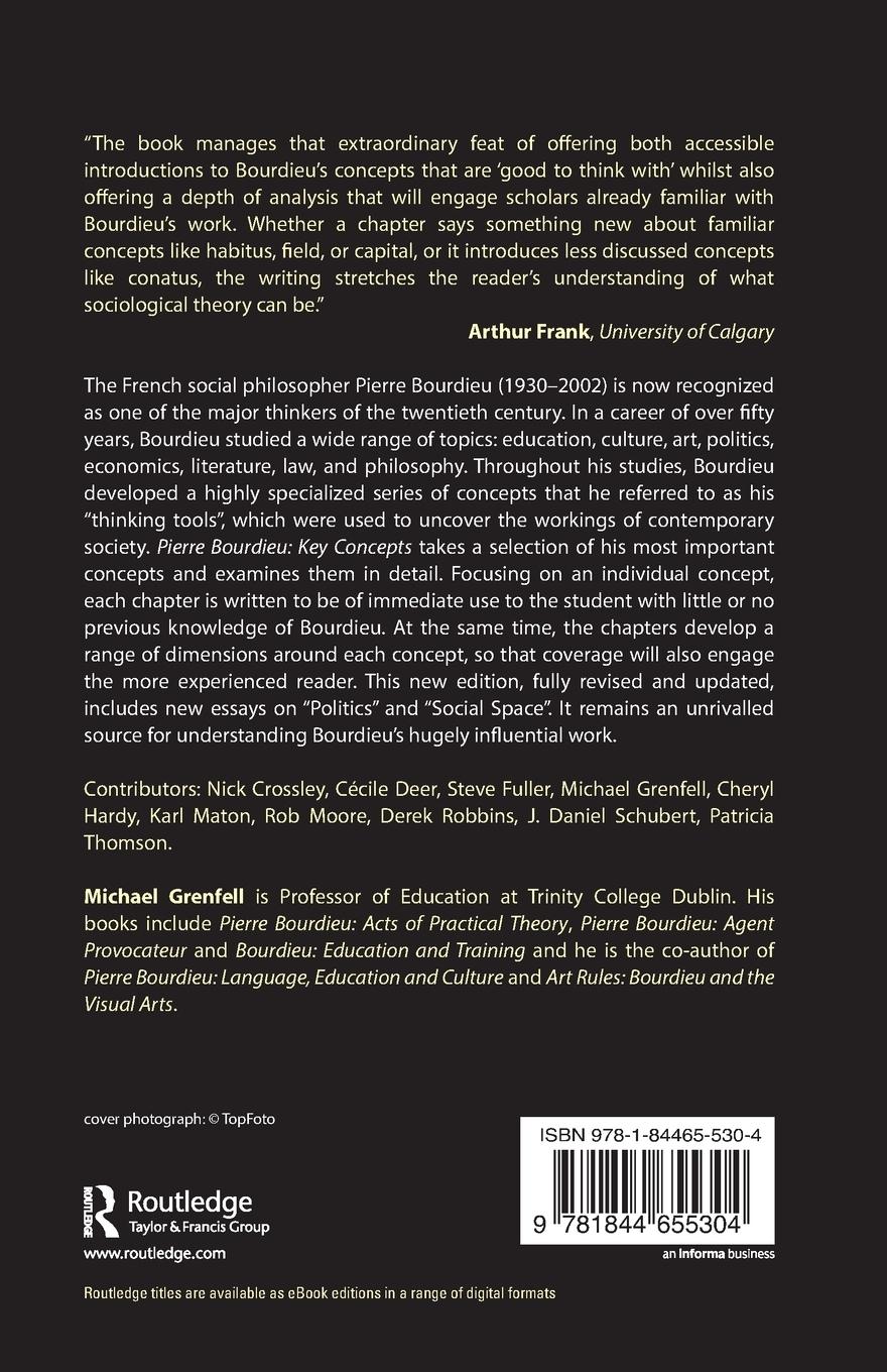 Rückseitencover Pierre Bourdieu
