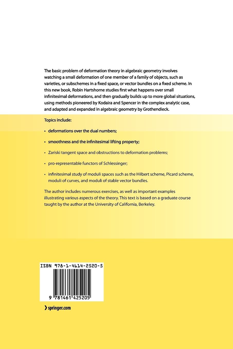 Rückseitencover Deformation Theory