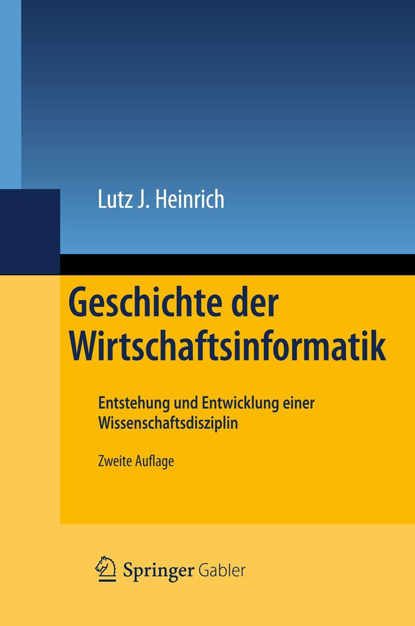 Vorderes Coverbild Geschichte der Wirtschaftsinformatik
