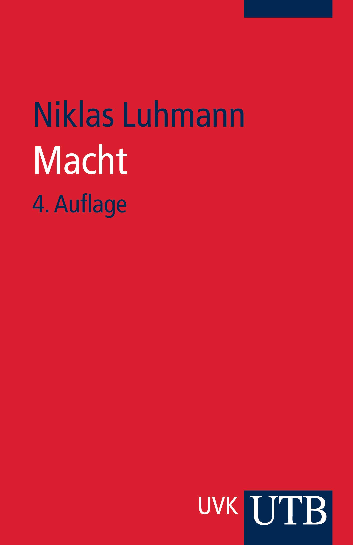 Vorderes Coverbild Macht