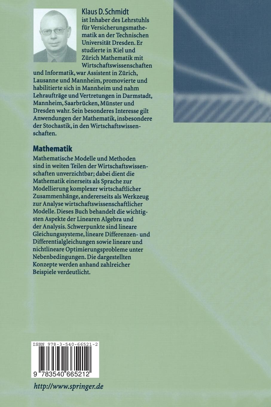 Rückseitencover Mathematik