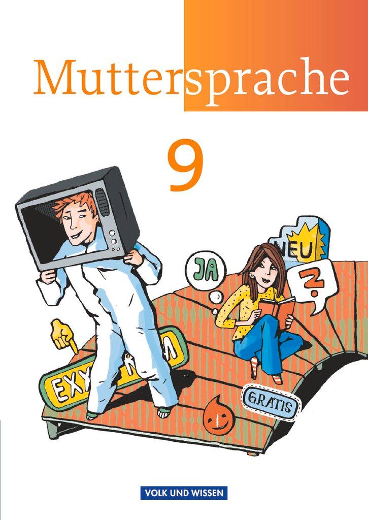 Vorderes Coverbild Muttersprache 9. Schuljahr Schülerbuch. Östliche Bundesländer und Berlin