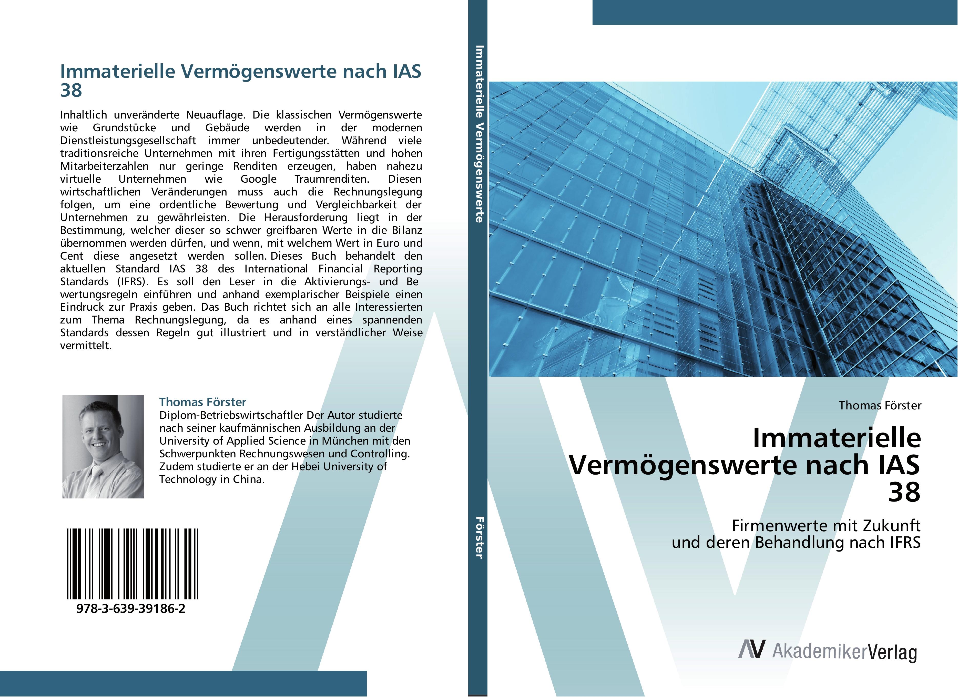 Vorderes Coverbild Immaterielle Vermögenswerte nach IAS 38