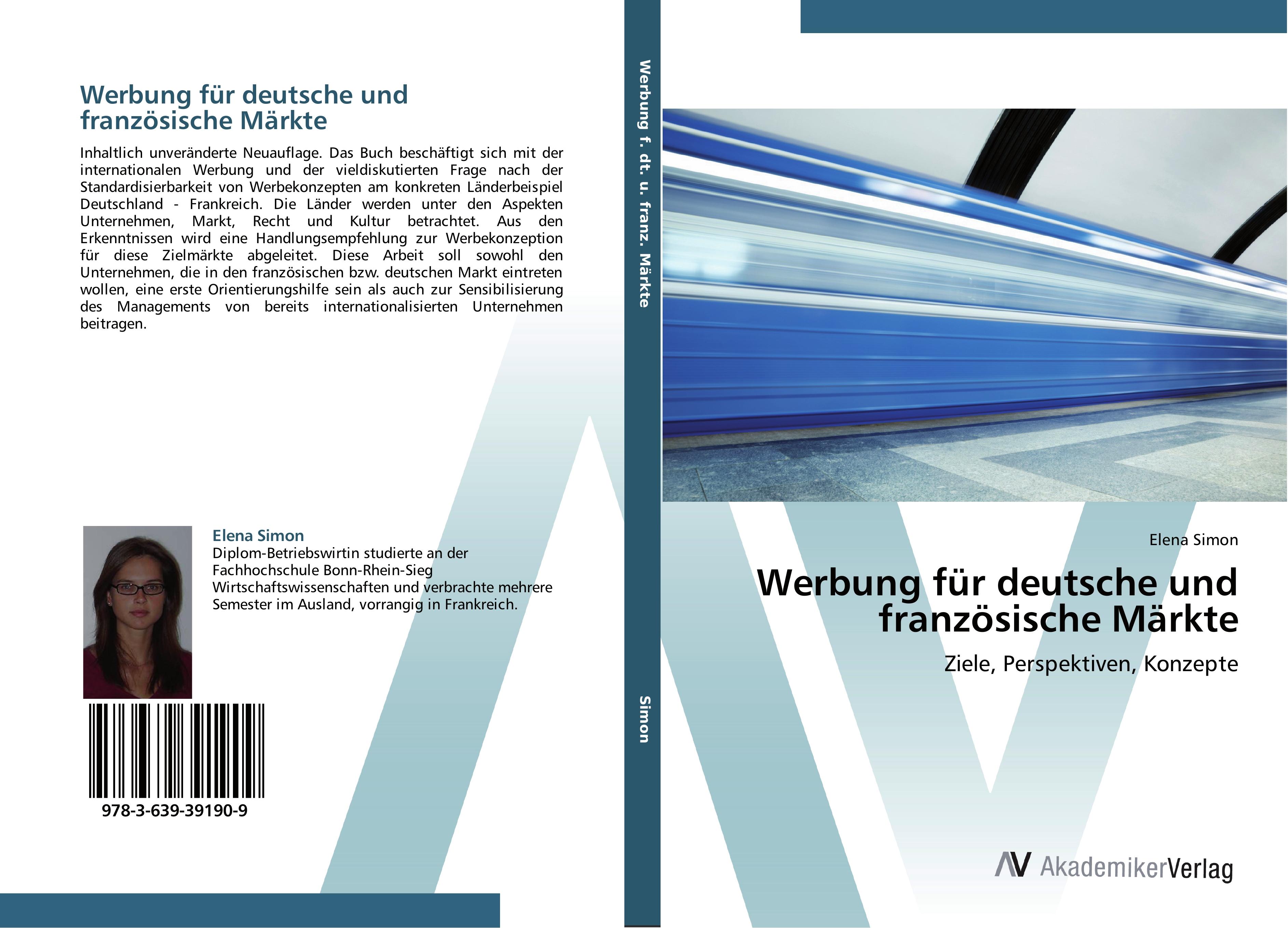 Vorderes Coverbild Werbung für deutsche und französische Märkte