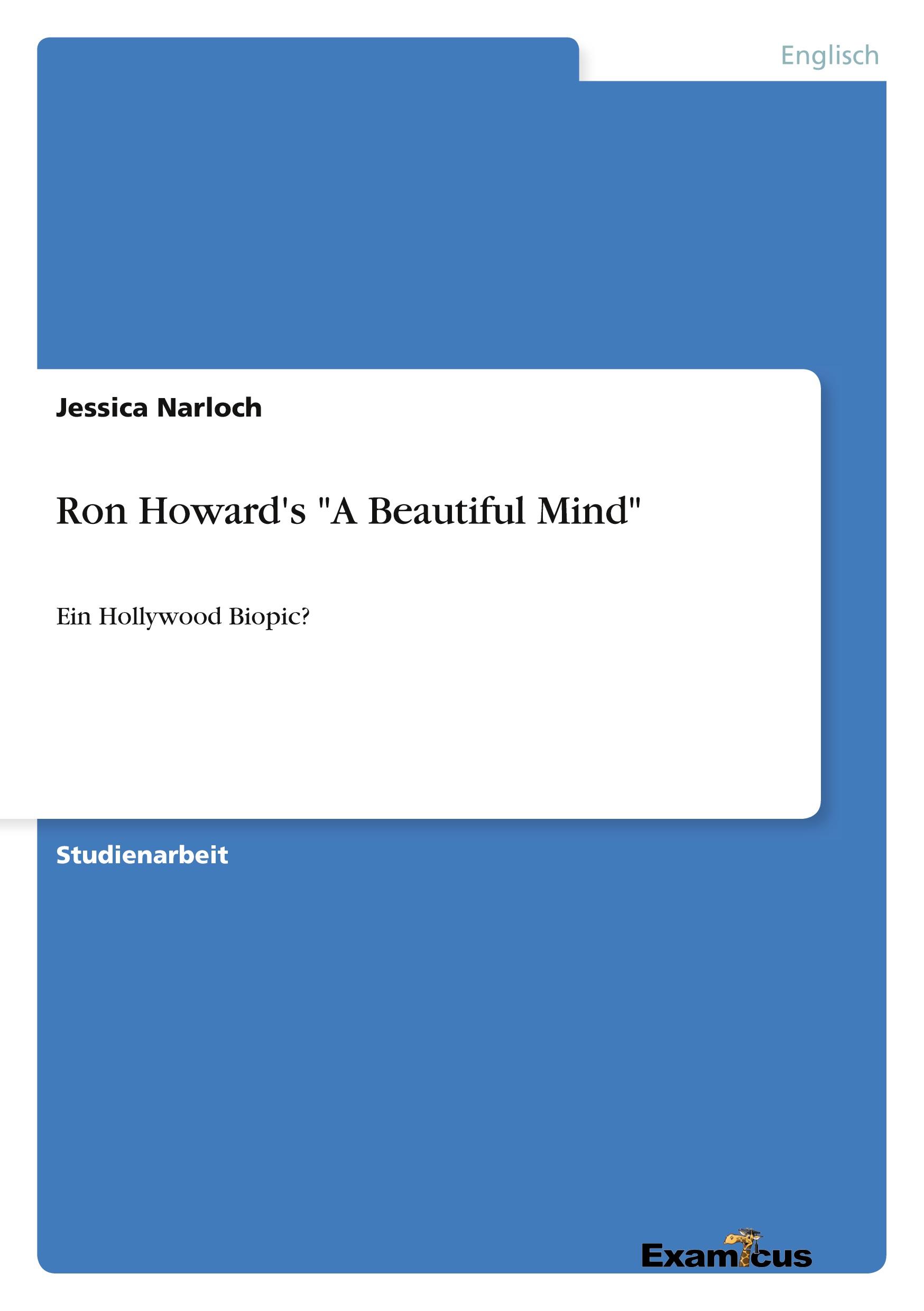 Vorderes Coverbild Ron Howard's "A Beautiful Mind"