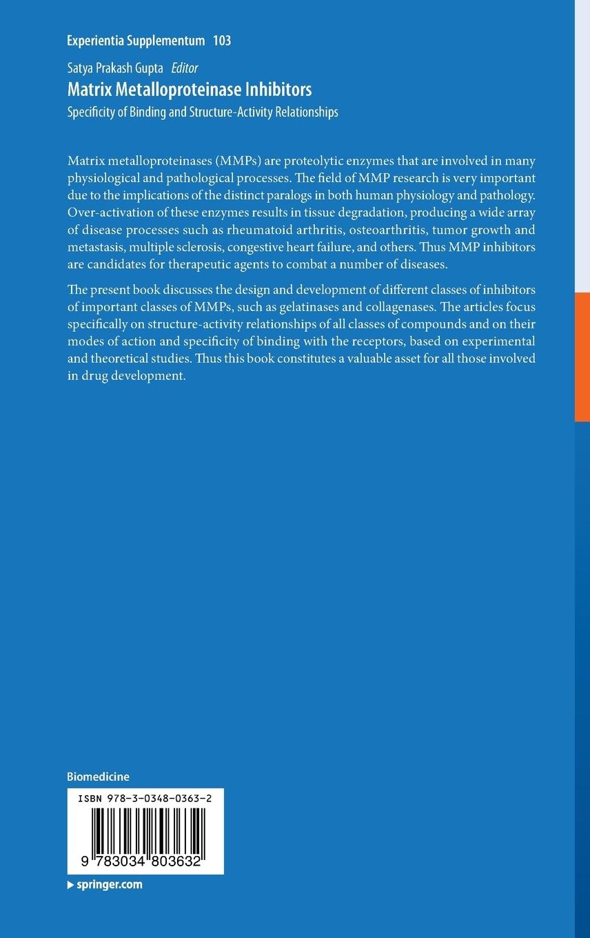 Rückseitencover Matrix Metalloproteinase Inhibitors